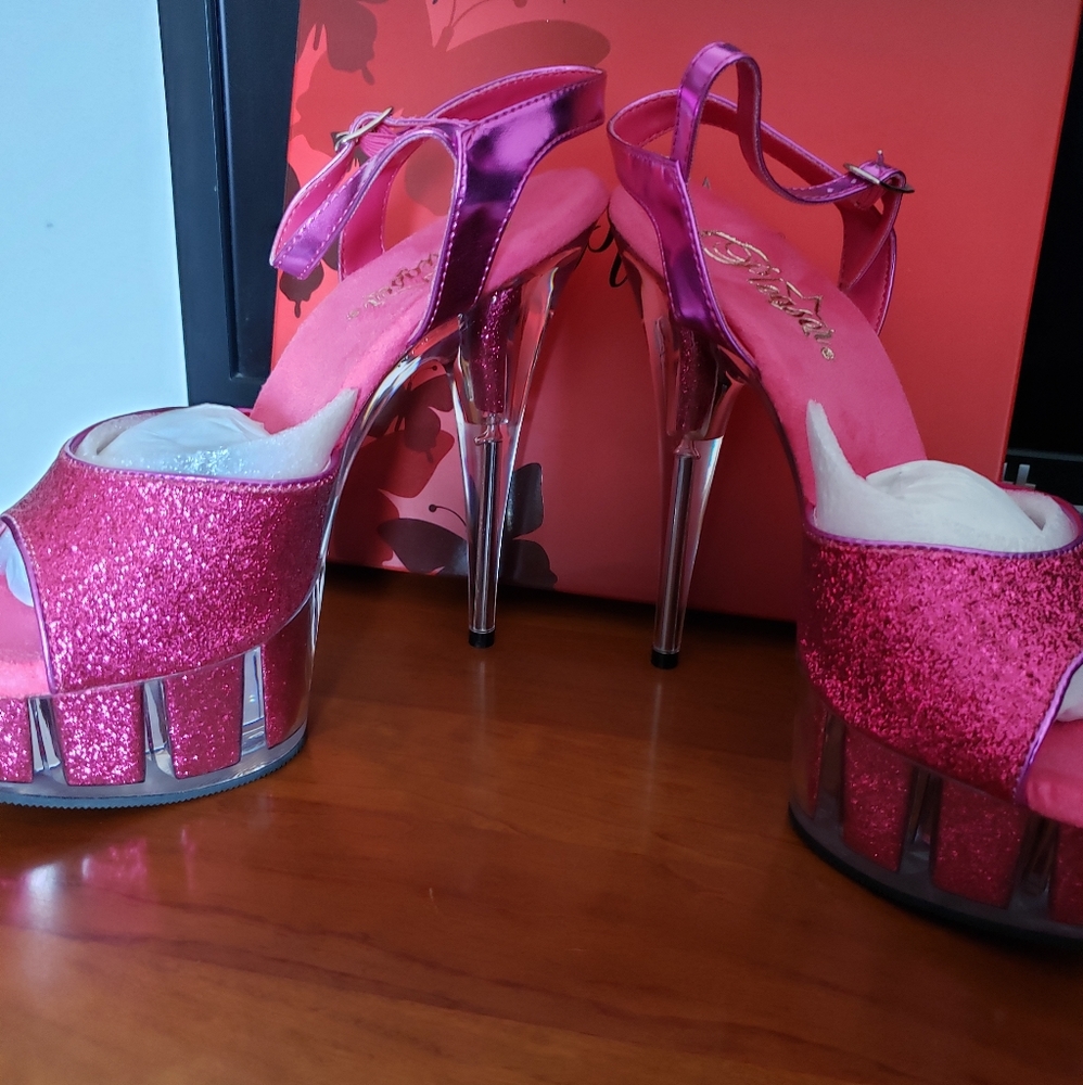 Pleaser Delight 609 Heels - Picture 2 of 4